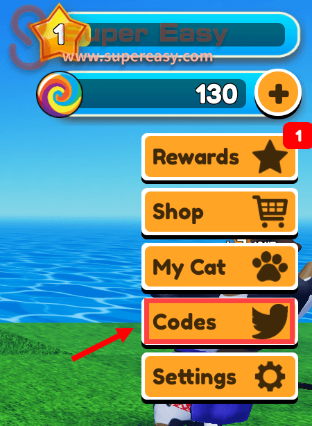how to redeem a code in Roblox Wizard Cats