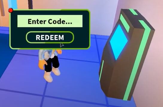 redeem code window pops up